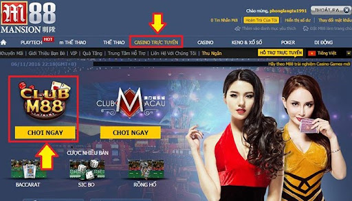 Casino trực tuyến với vô số trò chơi hấp dẫn bên trong. 