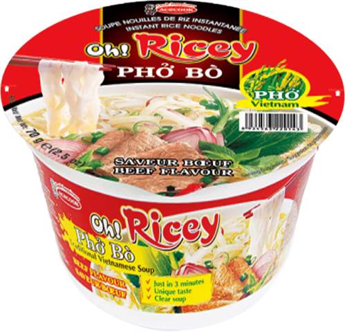 Oh Ricey Brand Instant Noodle Bowl