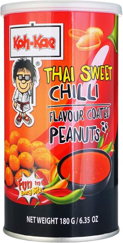 Thai Sweet Chili Flavour Coated Peanuts - Asian Snacks