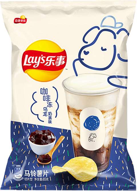 Mil Tea-flavored potato chips - Asian snacks