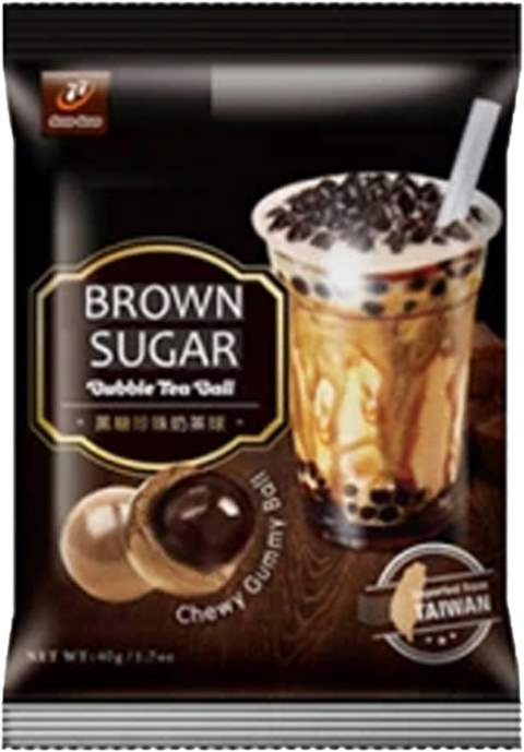 Brown sugar bubble tea ball - Asian snacks