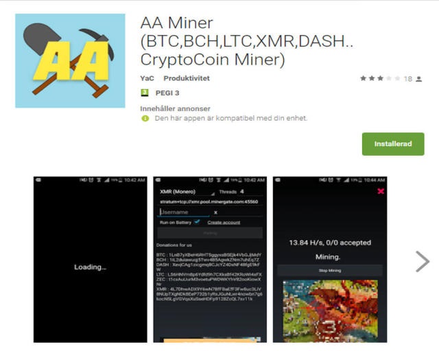 AA Miner đang hỗ trợ người chơi giao dịch rất nhiều loại tiền điện tử khác nhau