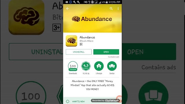 Abundance là ứng dụng đào coin cực kỳ đơn giản