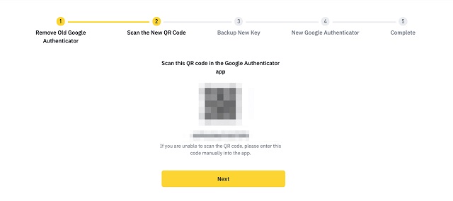 Bạn cần quét mã QR thông qua ứng dụng Google Authenticator