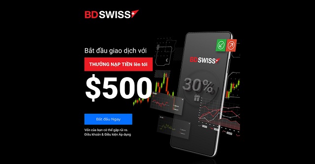 BDSwiss Mobile App được xây dựng bởi chính BDSwiss