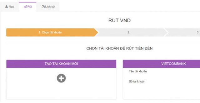 Cung cấp thông tin cần thiết để liên kết tài khoản ngân hàng Vietcombank với sàn Remitano