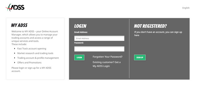 Chọn mục Sign up nếu muốn đăng ký tài khoản