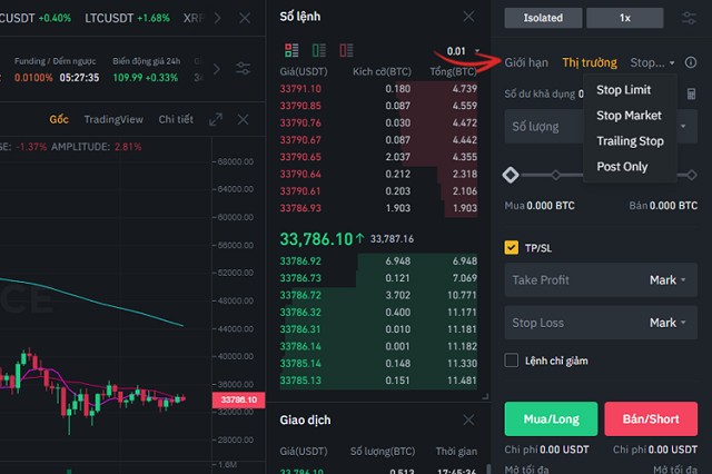 Hướng dẫn giao dịch Binance Futures