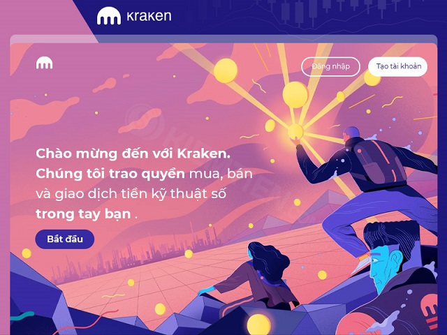 Kraken là sàn giao dịch Bitcoin được thành lập lâu đời nhất