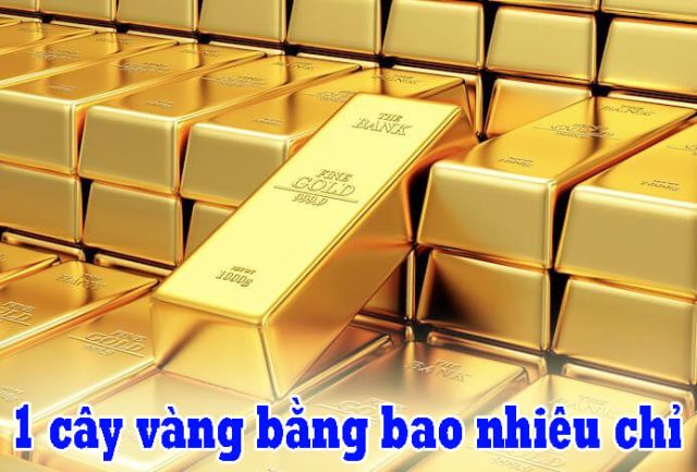 Quy đổi 1 lượng vàng bằng bao nhiêu chỉ?