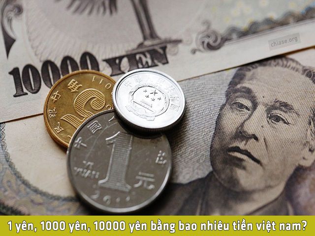 1 Yên bằng bao nhiêu tiền Việt Nam? JPY TO VND?