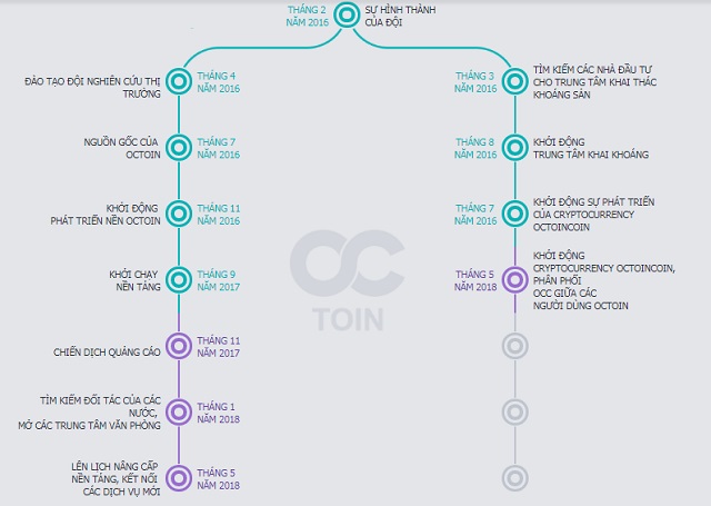 Quá trình phát triển của Octoin