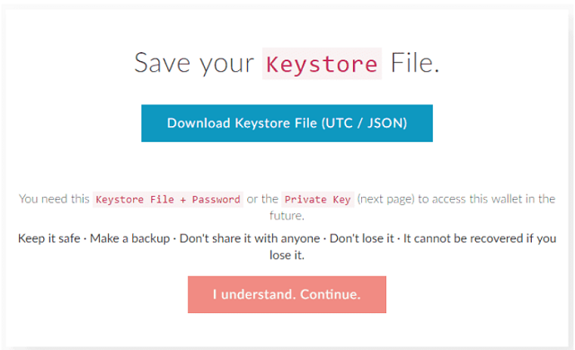 Tải về Keystore File