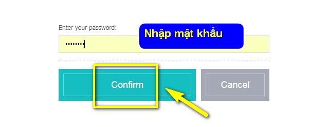 Xác nhận lại việc mua coin